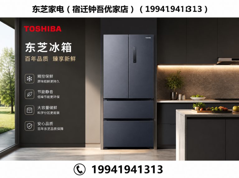 泗阳县东芝冰箱展示图